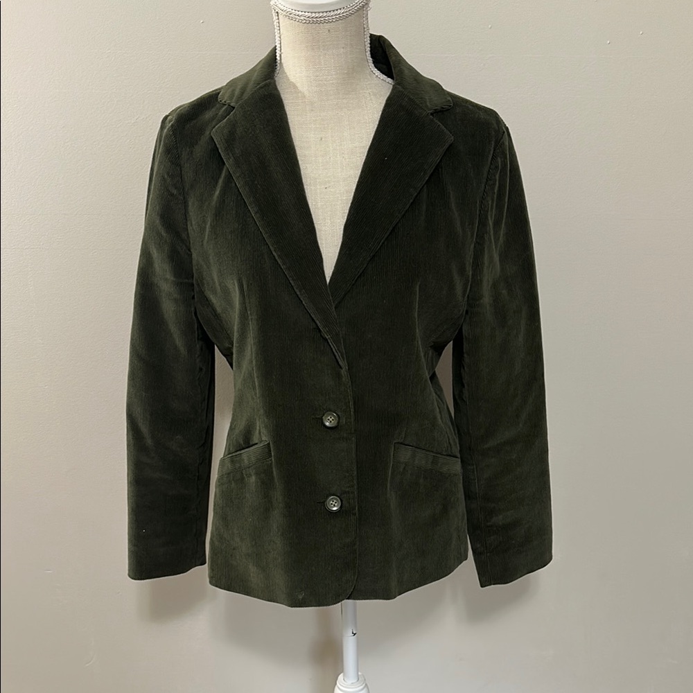 L.L.‎ Bean Dark Green Women's Blazer